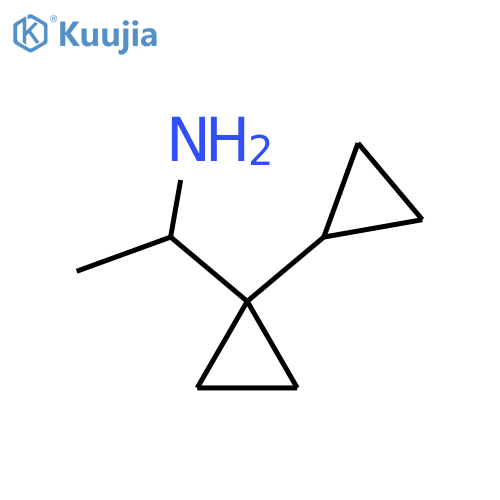 1-(1-cyclopropylcyclopropyl)ethan-1-amine structure