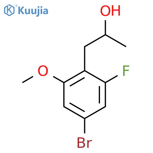 1-(4-bromo-2-fluoro-6-methoxyphenyl)propan-2-ol structure