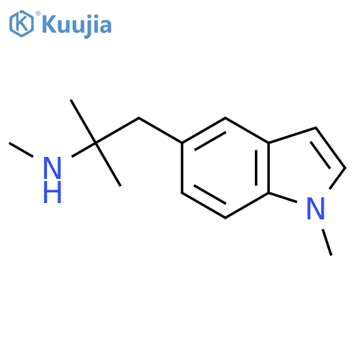 methyl2-methyl-1-(1-methyl-1H-indol-5-yl)propan-2-ylamine structure