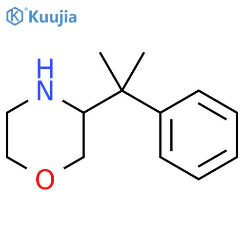 3-(2-phenylpropan-2-yl)morpholine structure
