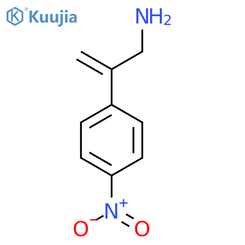 2-(4-nitrophenyl)prop-2-en-1-amine structure