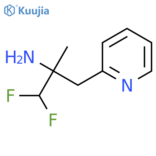 1,1-difluoro-2-methyl-3-(pyridin-2-yl)propan-2-amine structure