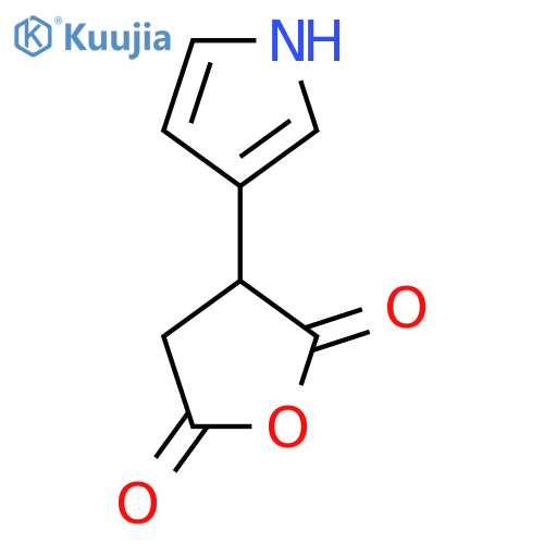 3-(1H-pyrrol-3-yl)oxolane-2,5-dione structure