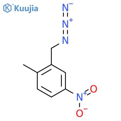 2-(Azidomethyl)-1-methyl-4-nitrobenzene structure