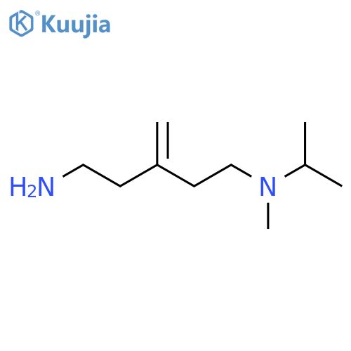 (5-amino-3-methylidenepentyl)(methyl)(propan-2-yl)amine structure