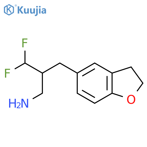 5-3-amino-2-(difluoromethyl)propyl-2,3-dihydro-1-benzofuran structure