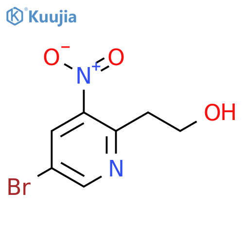 2-(5-bromo-3-nitropyridin-2-yl)ethan-1-ol structure