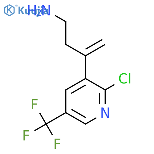 3-2-chloro-5-(trifluoromethyl)pyridin-3-ylbut-3-en-1-amine structure