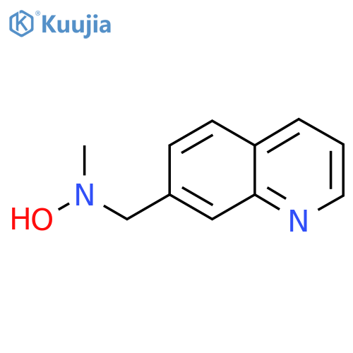 N-methyl-N-(quinolin-7-yl)methylhydroxylamine structure