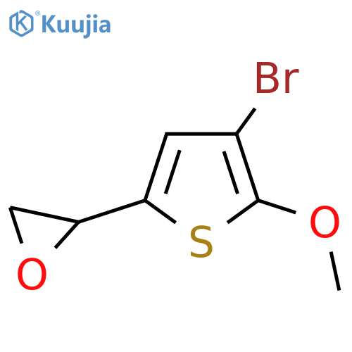 2-(4-bromo-5-methoxythiophen-2-yl)oxirane structure