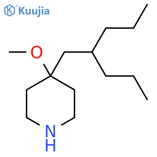 4-methoxy-4-(2-propylpentyl)piperidine structure