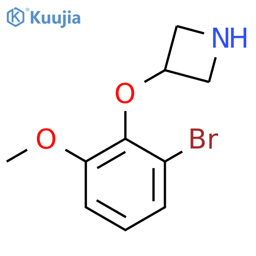 3-(2-bromo-6-methoxyphenoxy)azetidine structure