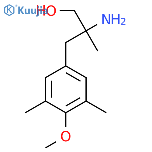 2-amino-3-(4-methoxy-3,5-dimethylphenyl)-2-methylpropan-1-ol structure