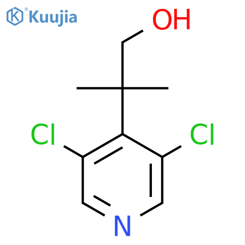 2-(3,5-dichloropyridin-4-yl)-2-methylpropan-1-ol structure