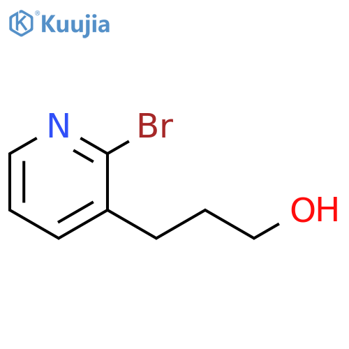 3-(2-bromopyridin-3-yl)propan-1-ol structure