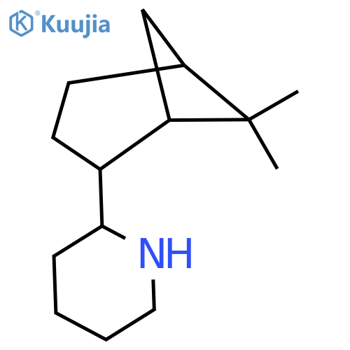 2-{6,6-dimethylbicyclo3.1.1heptan-2-yl}piperidine structure