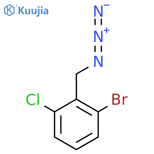 2-(azidomethyl)-1-bromo-3-chlorobenzene structure