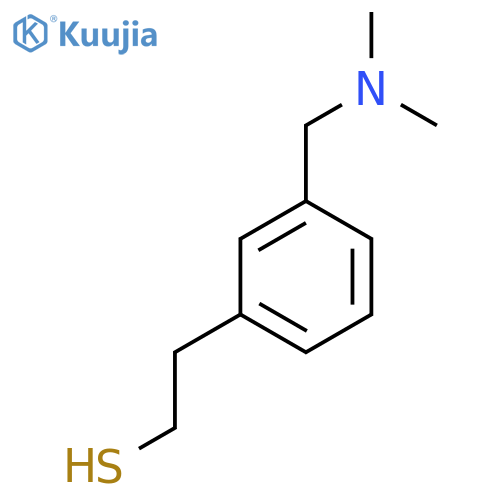 2-{3-(dimethylamino)methylphenyl}ethane-1-thiol structure
