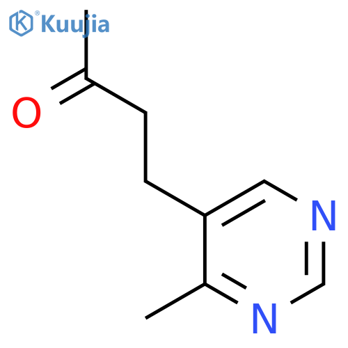 4-(4-methylpyrimidin-5-yl)butan-2-one structure