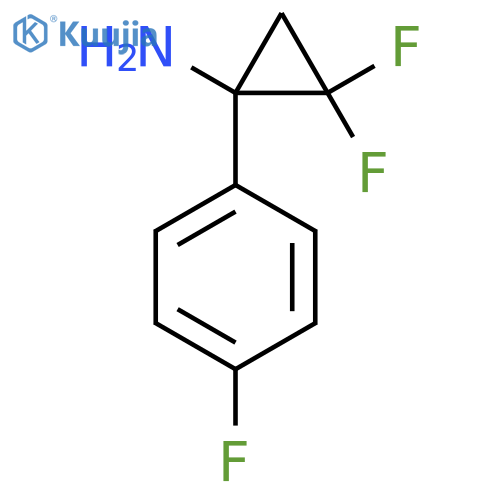 2,2-difluoro-1-(4-fluorophenyl)cyclopropan-1-amine structure