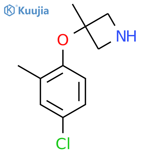 3-(4-chloro-2-methylphenoxy)-3-methylazetidine structure