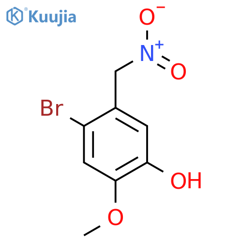 4-bromo-2-methoxy-5-(nitromethyl)phenol structure