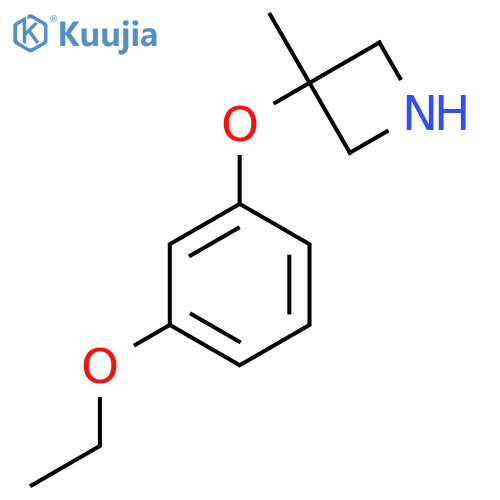 3-(3-ethoxyphenoxy)-3-methylazetidine structure
