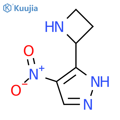 3-(azetidin-2-yl)-4-nitro-1H-pyrazole structure