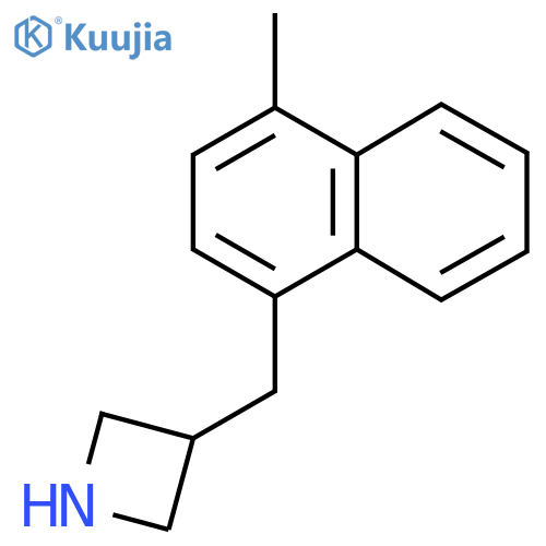 3-(4-methylnaphthalen-1-yl)methylazetidine structure