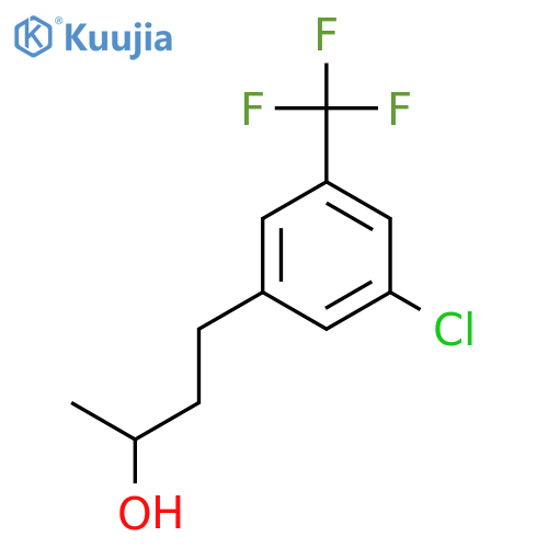 4-3-chloro-5-(trifluoromethyl)phenylbutan-2-ol structure