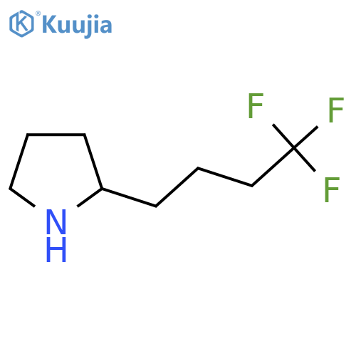 2-(4,4,4-trifluorobutyl)pyrrolidine structure
