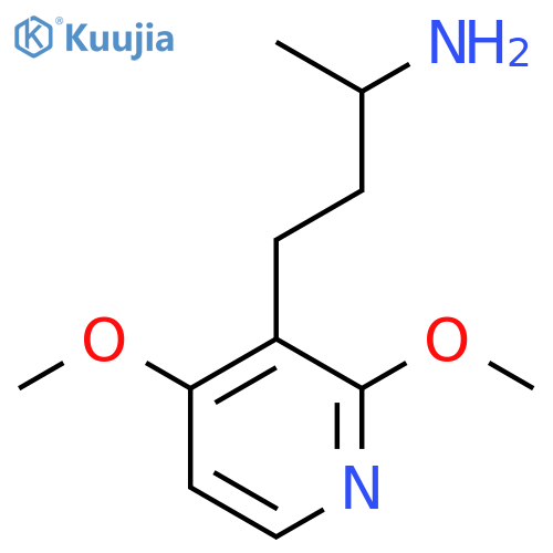 4-(2,4-dimethoxypyridin-3-yl)butan-2-amine structure