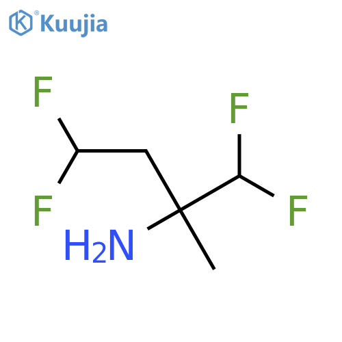 1,1,4,4-tetrafluoro-2-methylbutan-2-amine structure