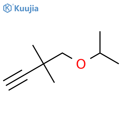 3,3-dimethyl-4-(propan-2-yloxy)but-1-yne structure