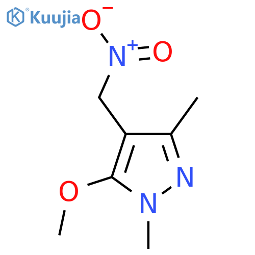 5-methoxy-1,3-dimethyl-4-(nitromethyl)-1H-pyrazole structure