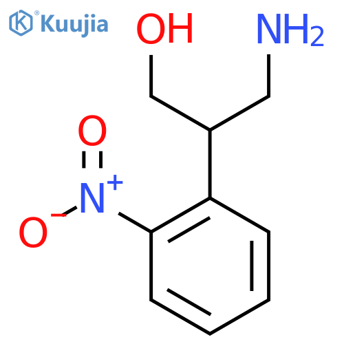 3-amino-2-(2-nitrophenyl)propan-1-ol structure