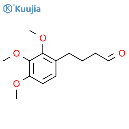 4-(2,3,4-trimethoxyphenyl)butanal structure