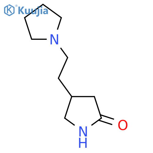 4-2-(pyrrolidin-1-yl)ethylpyrrolidin-2-one structure