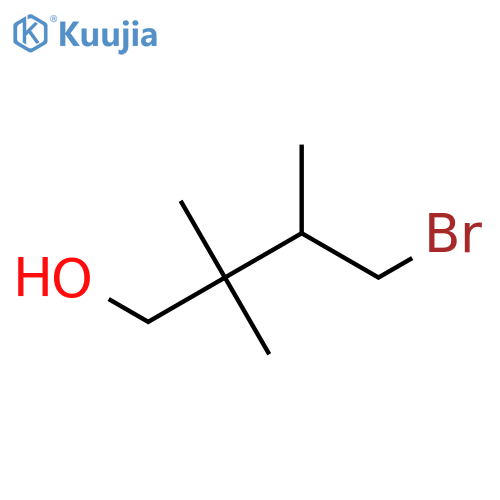 4-Bromo-2,2,3-trimethylbutan-1-ol structure