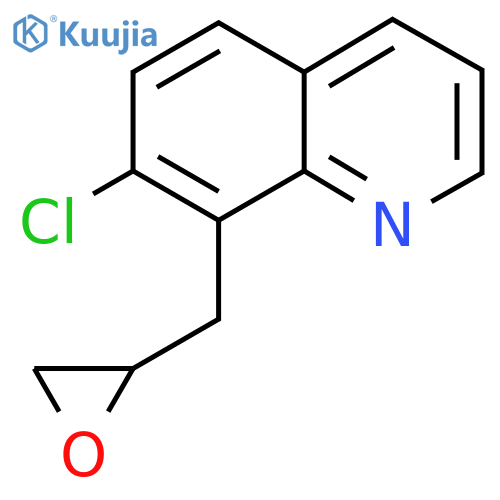 7-chloro-8-(oxiran-2-yl)methylquinoline structure