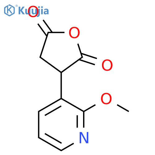 3-(2-methoxypyridin-3-yl)oxolane-2,5-dione structure