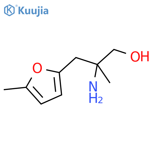 2-amino-2-methyl-3-(5-methylfuran-2-yl)propan-1-ol structure