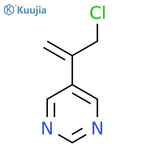 5-(3-chloroprop-1-en-2-yl)pyrimidine structure
