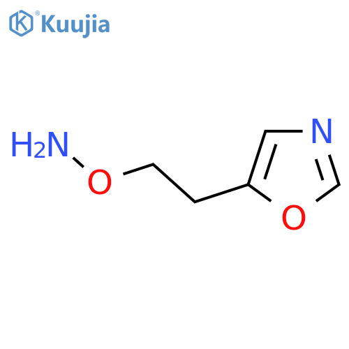 O-2-(1,3-oxazol-5-yl)ethylhydroxylamine structure