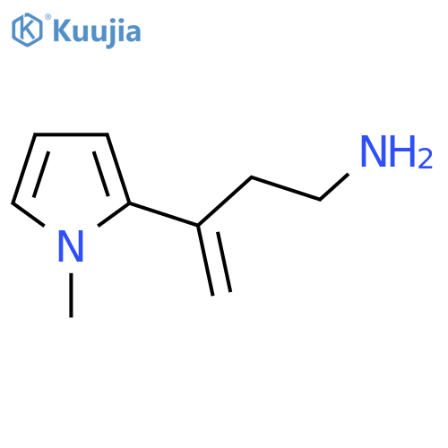 3-(1-methyl-1H-pyrrol-2-yl)but-3-en-1-amine structure