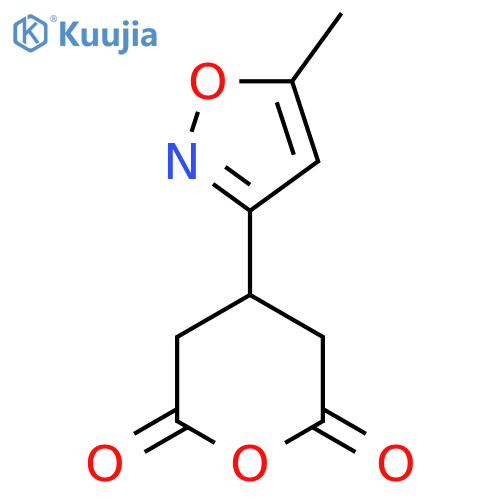 4-(5-methyl-1,2-oxazol-3-yl)oxane-2,6-dione structure