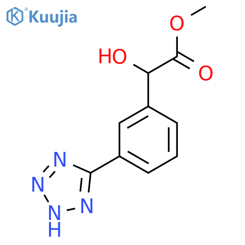 methyl 2-hydroxy-2-3-(1H-1,2,3,4-tetrazol-5-yl)phenylacetate structure