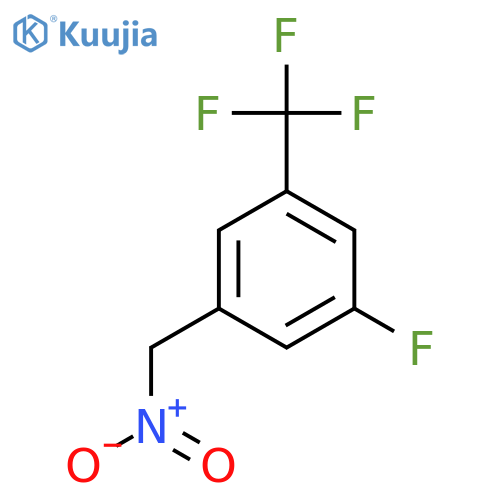 1-fluoro-3-(nitromethyl)-5-(trifluoromethyl)benzene structure