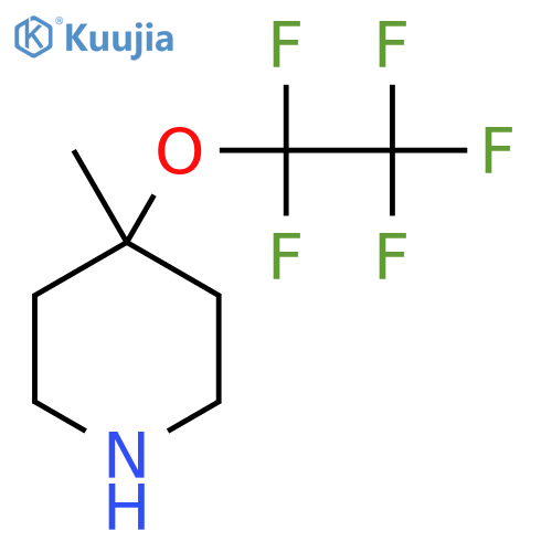 4-methyl-4-(pentafluoroethoxy)piperidine structure