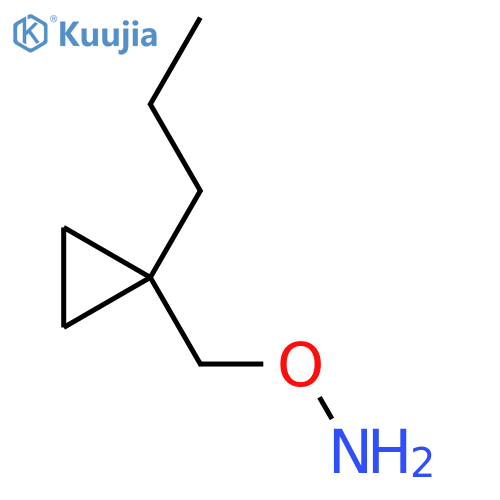 O-(1-propylcyclopropyl)methylhydroxylamine structure